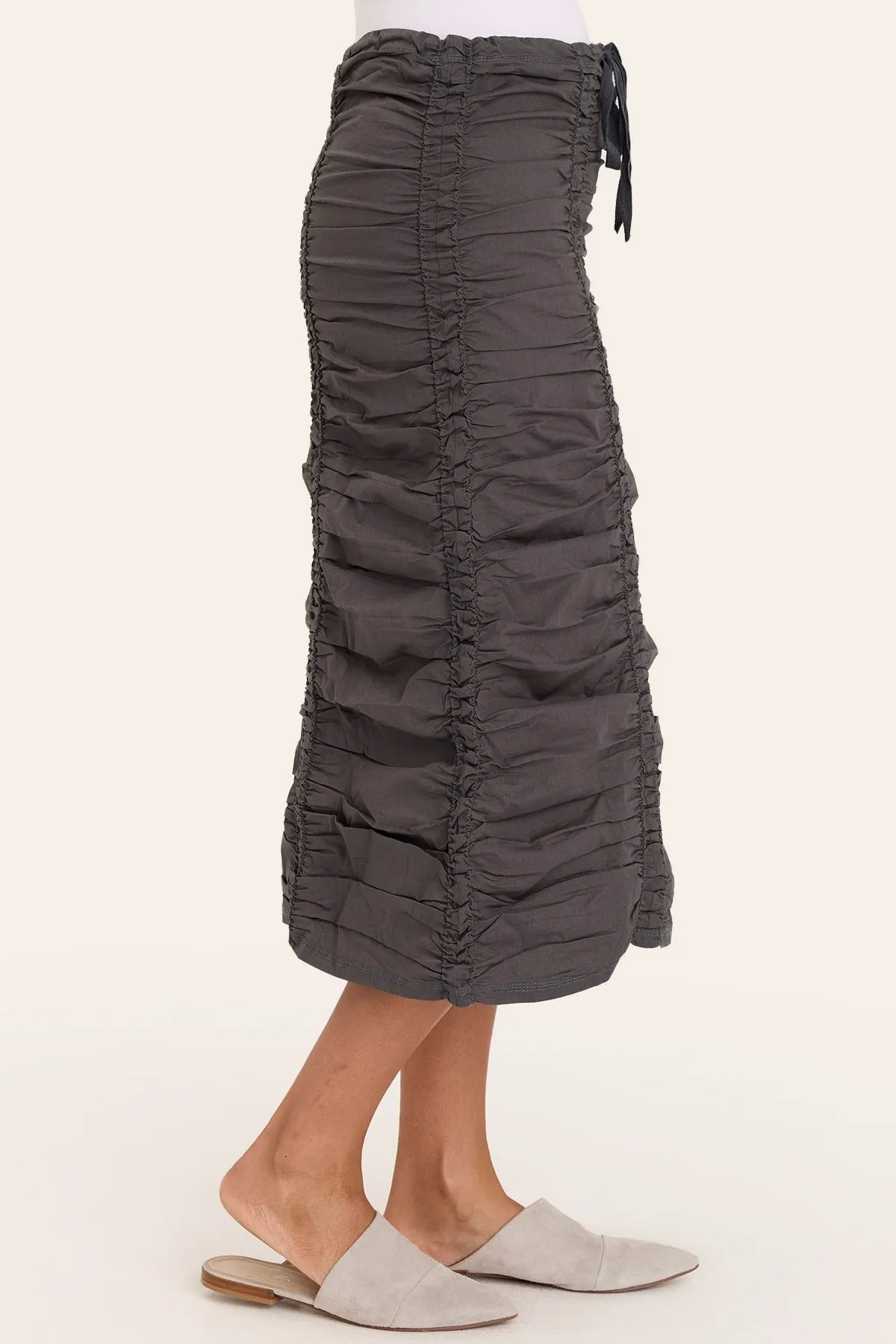 Double Shirred Panel Skirt Ultraviolet Protection Power Vibe