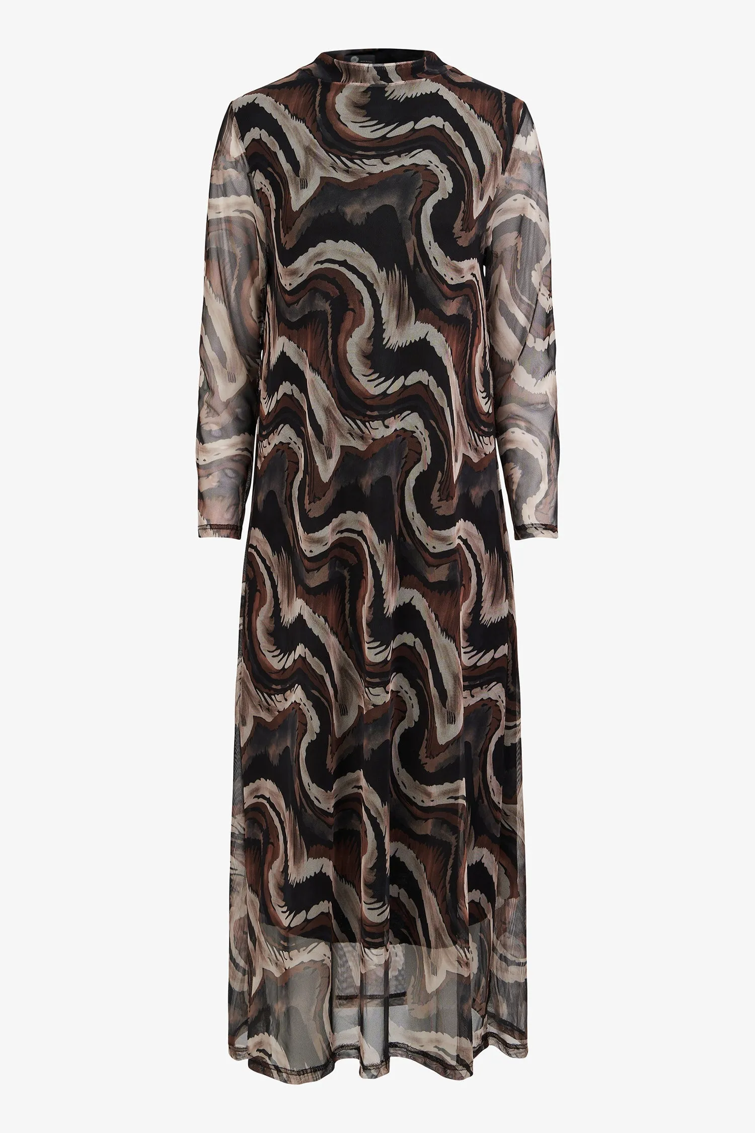 Women's Knit Mock-Neck Maxi Dress | M EcoFriendlyTextile