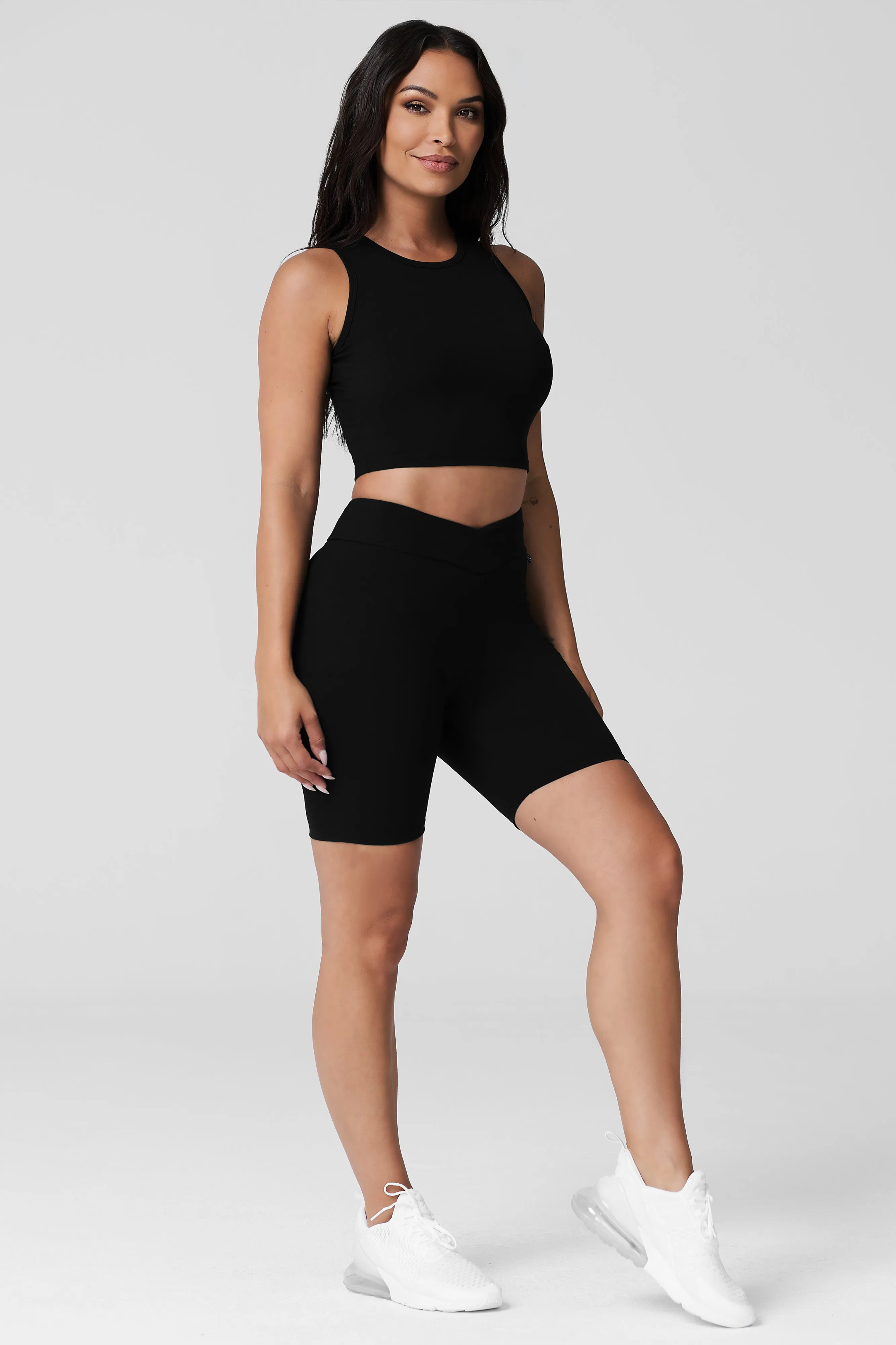 Black Tank Top Sustainable Manufacturing Calm Tone