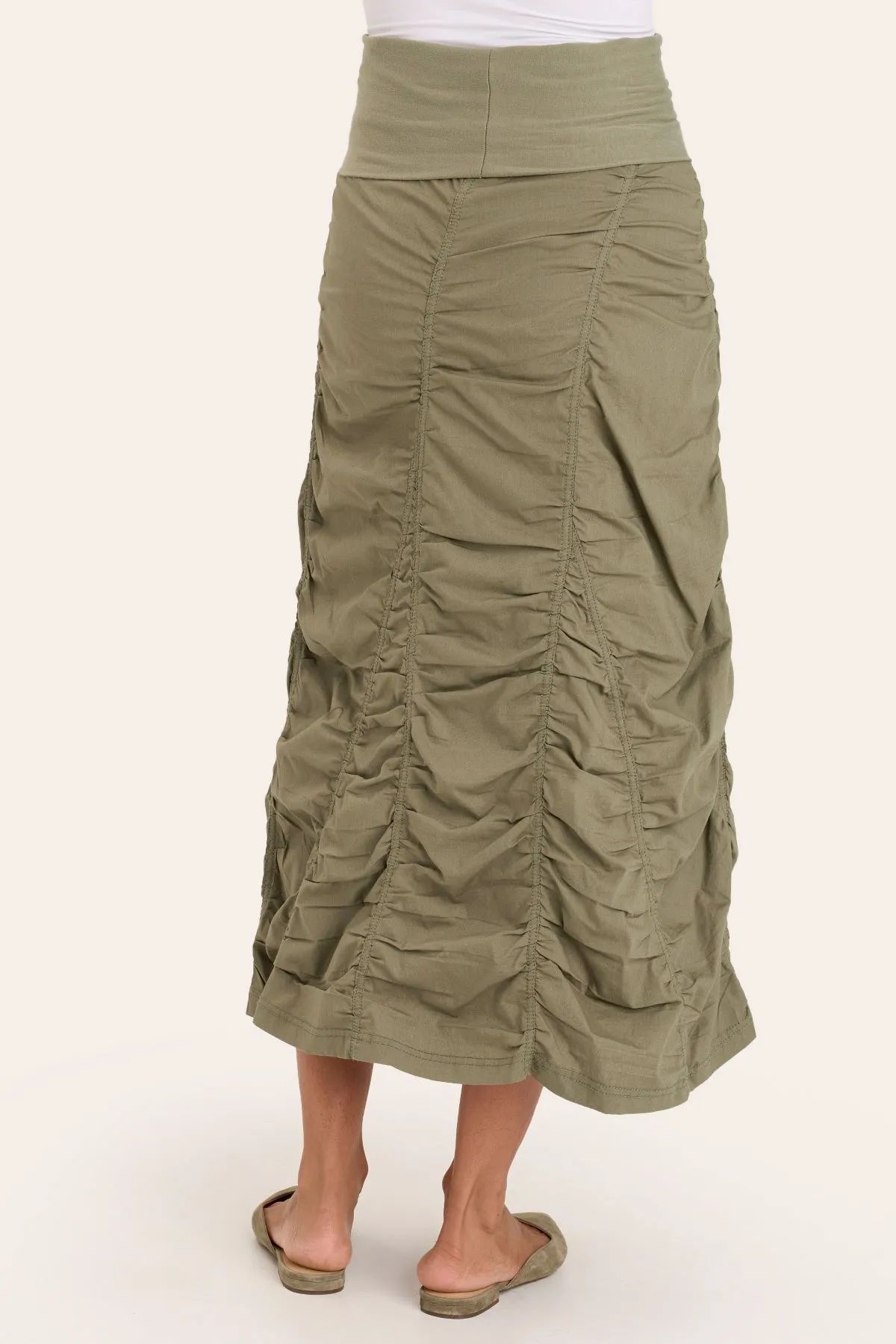 SmoothGripFastenings Colorfast Technology Gored Peasant Skirt