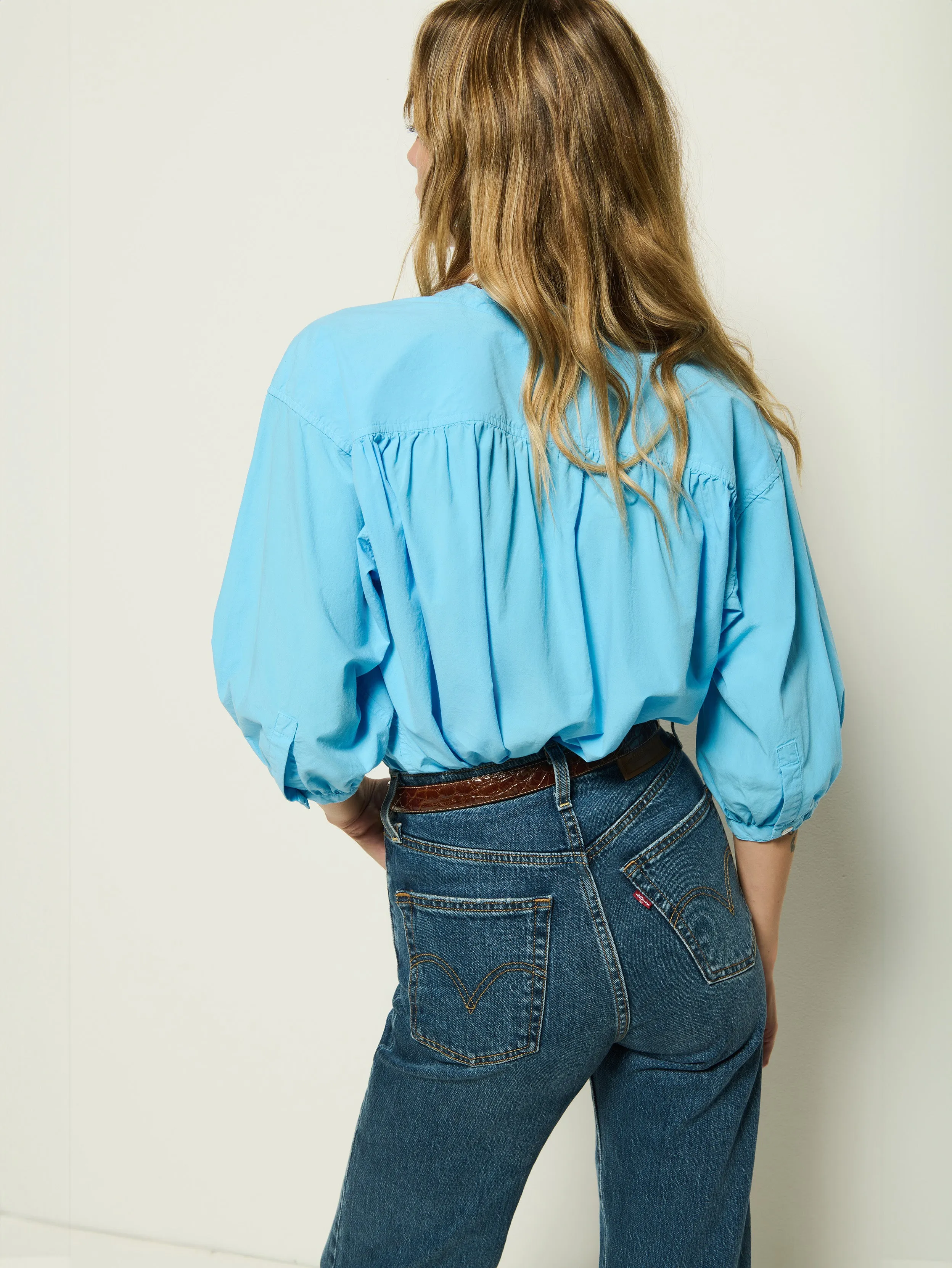Daphna Poplin Shirt Ship Glow
