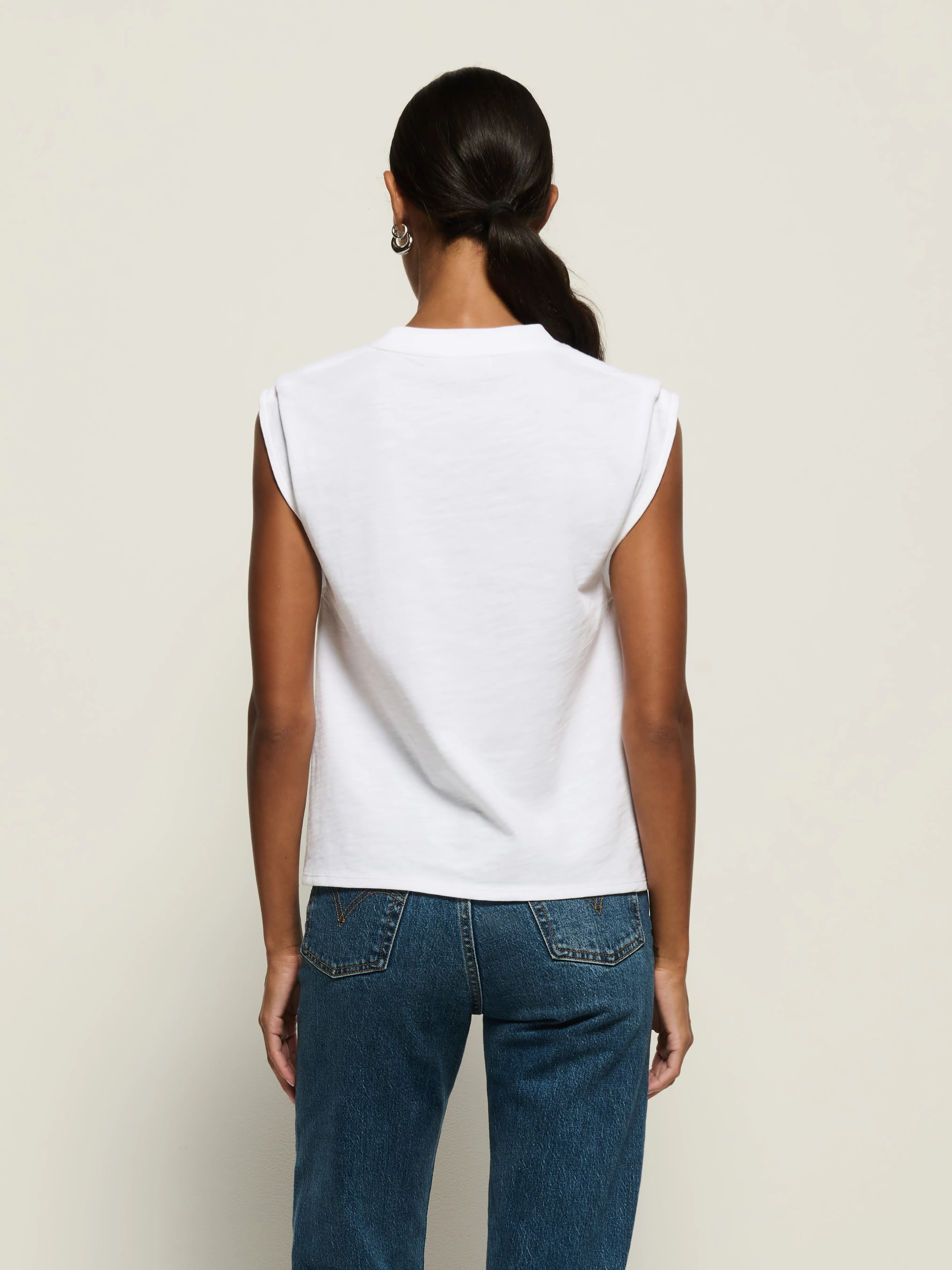 Marina Muscle Tee Open Heart Shine Mood