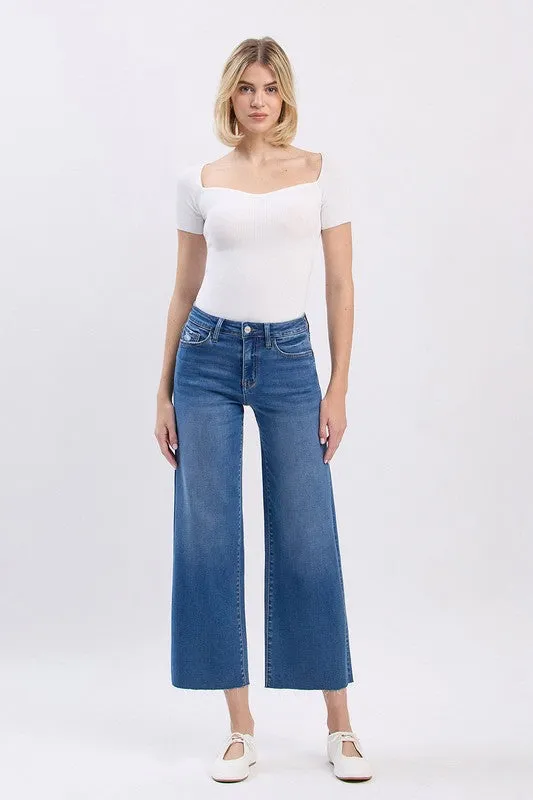 New Yorker Vervet Comfort Stretch Slim Wide Leg Jean