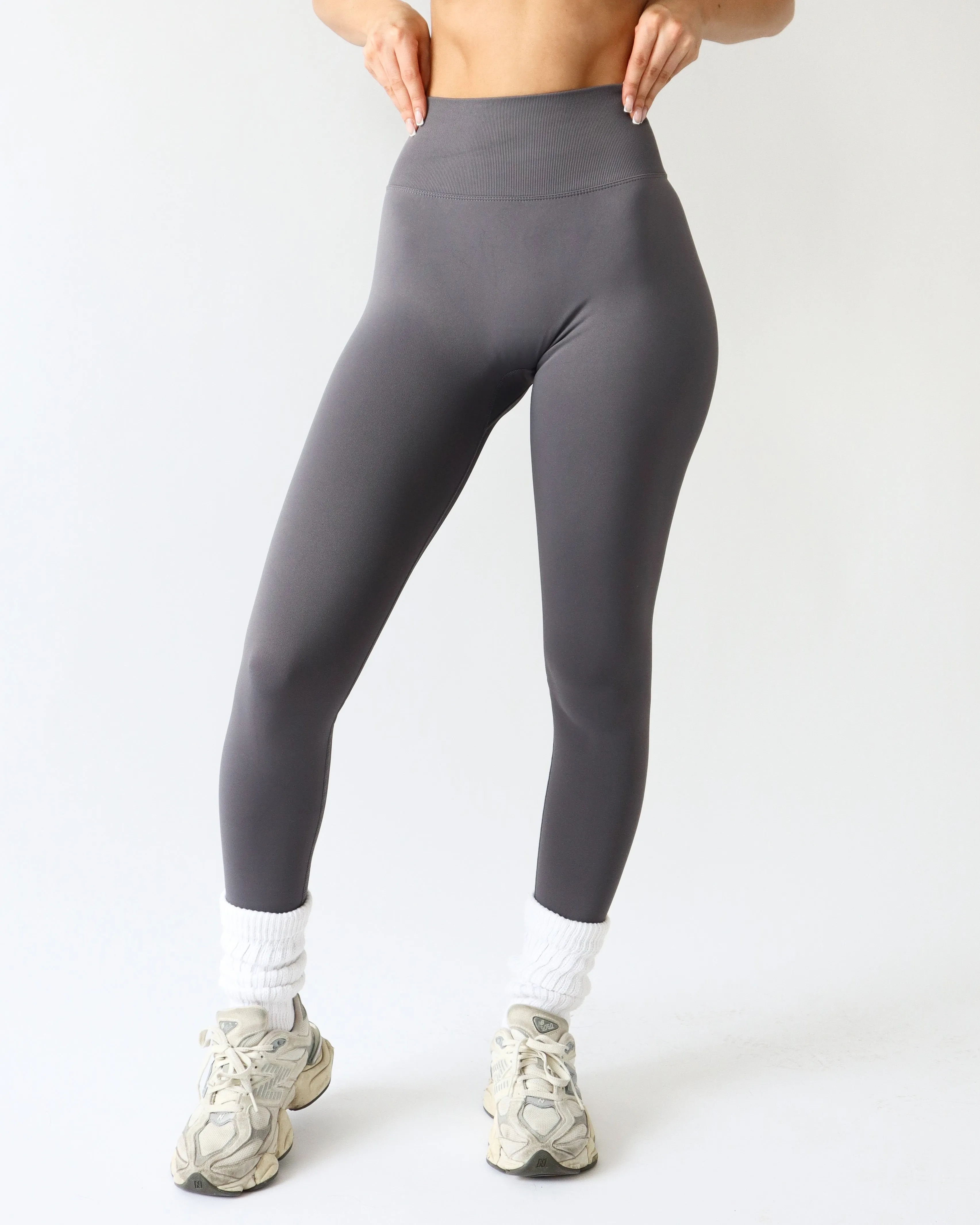 Active Lifestyle Fade Resistant Enhance Contour Leggings 27" - Storm