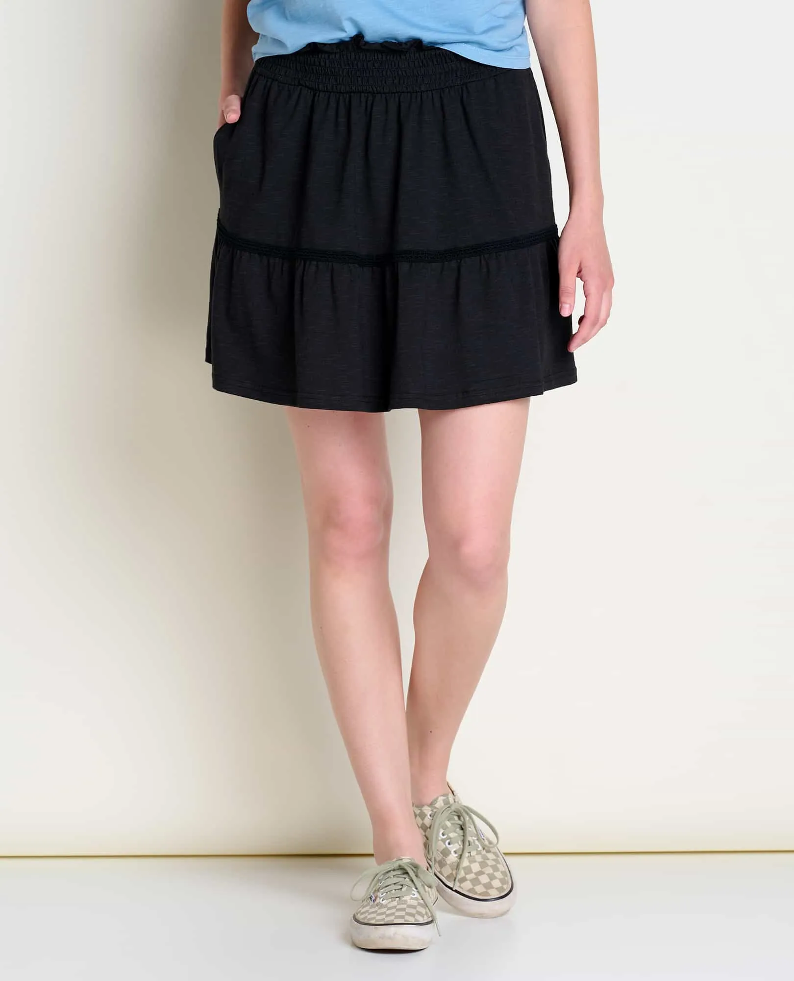 FourWayStretch Marigold Ruffle Skirt
