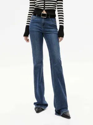 High Waisted Flared Jeans High Quality Bold Look Summer Vibes Active Ready