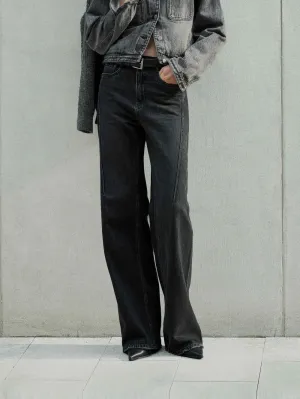 Raw Hem Straight Jeans Traveler Gear Earthy