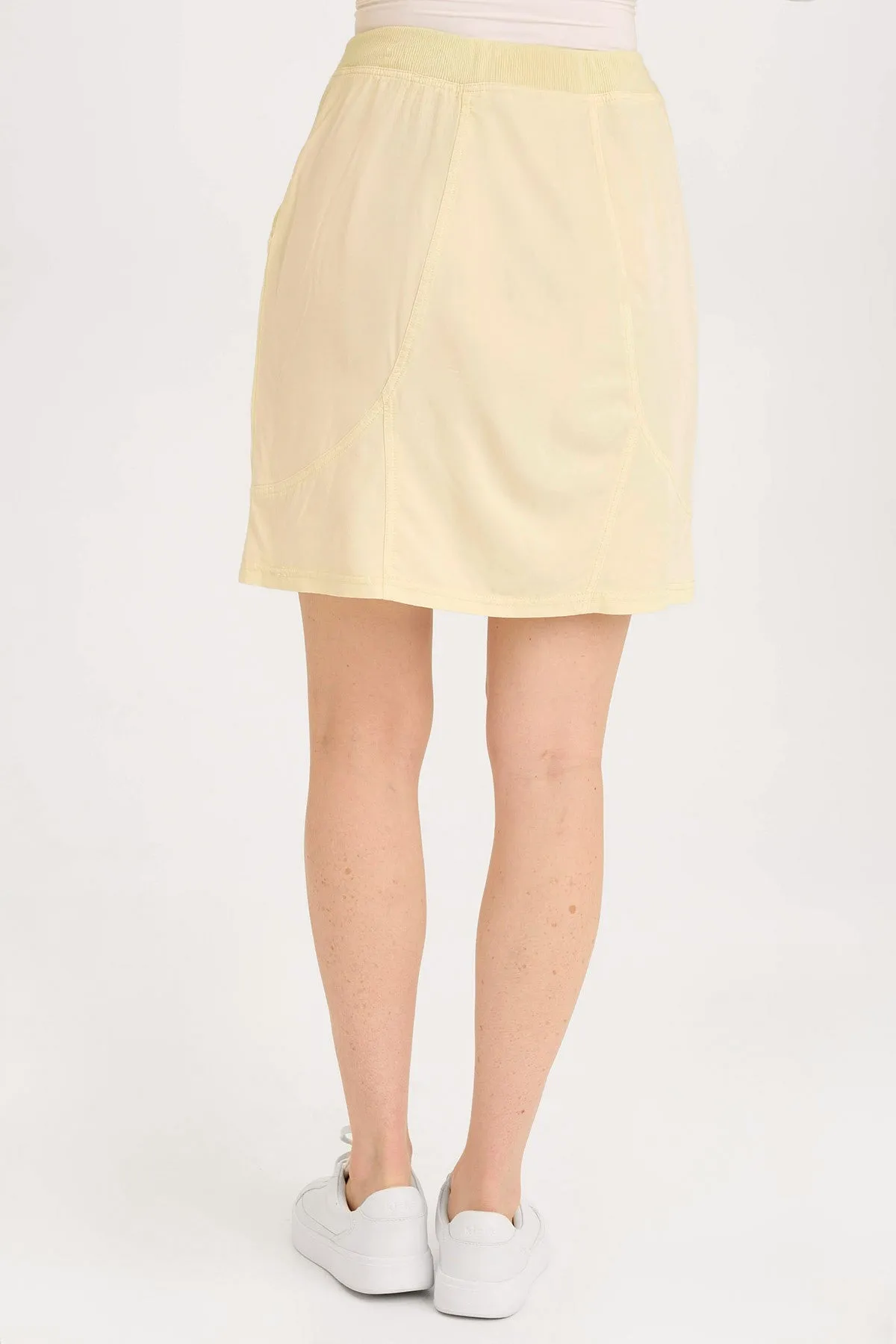 OdorResistant Coating Leto Twill Cargo Mini Skirt