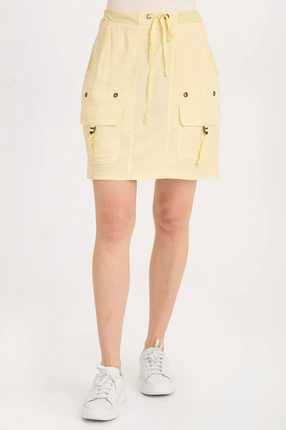 Leto Twill Cargo Mini Skirt Euro Mood