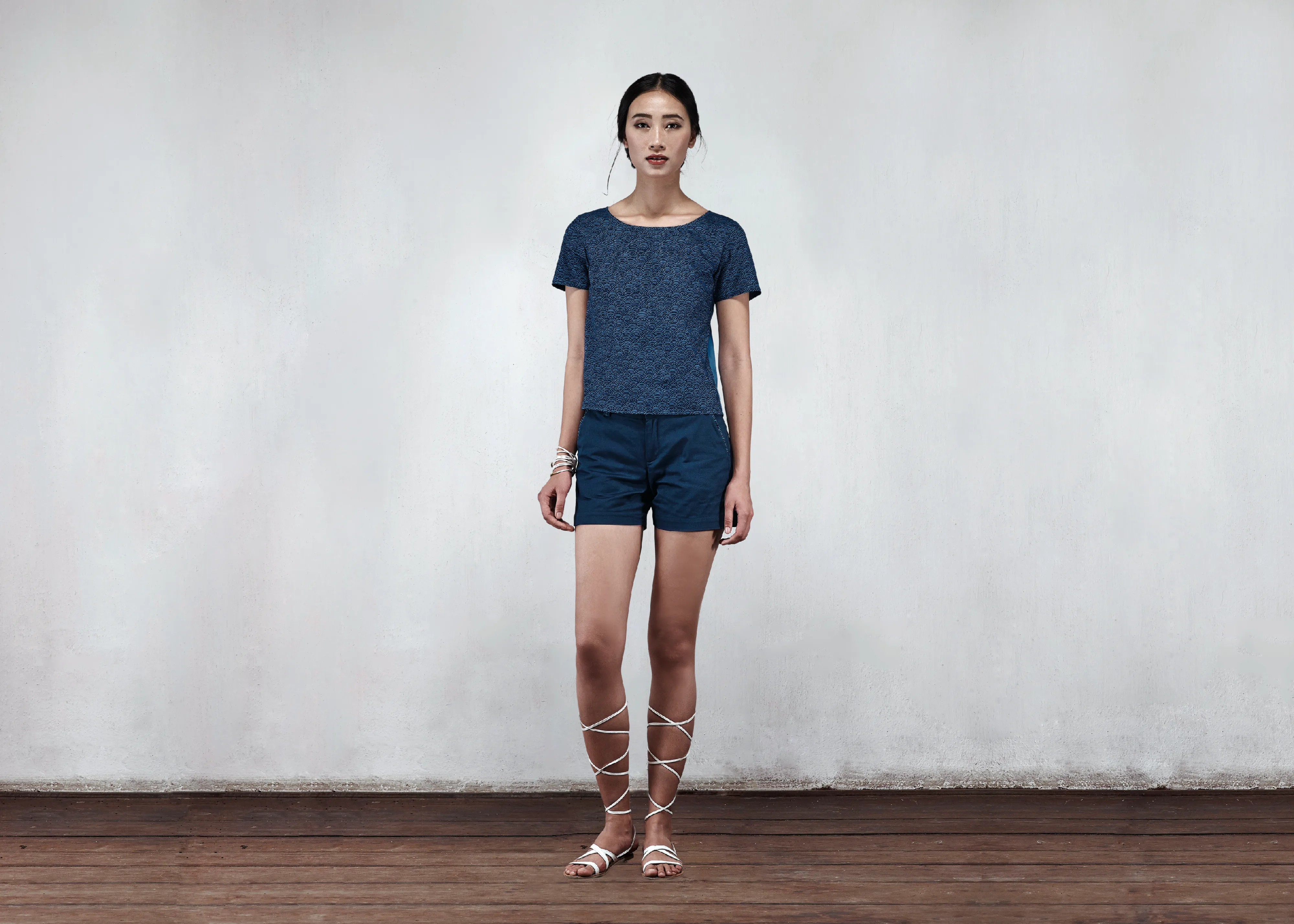 THO - DEEP INDIGO Organic Cotton LowProfile Fasteners