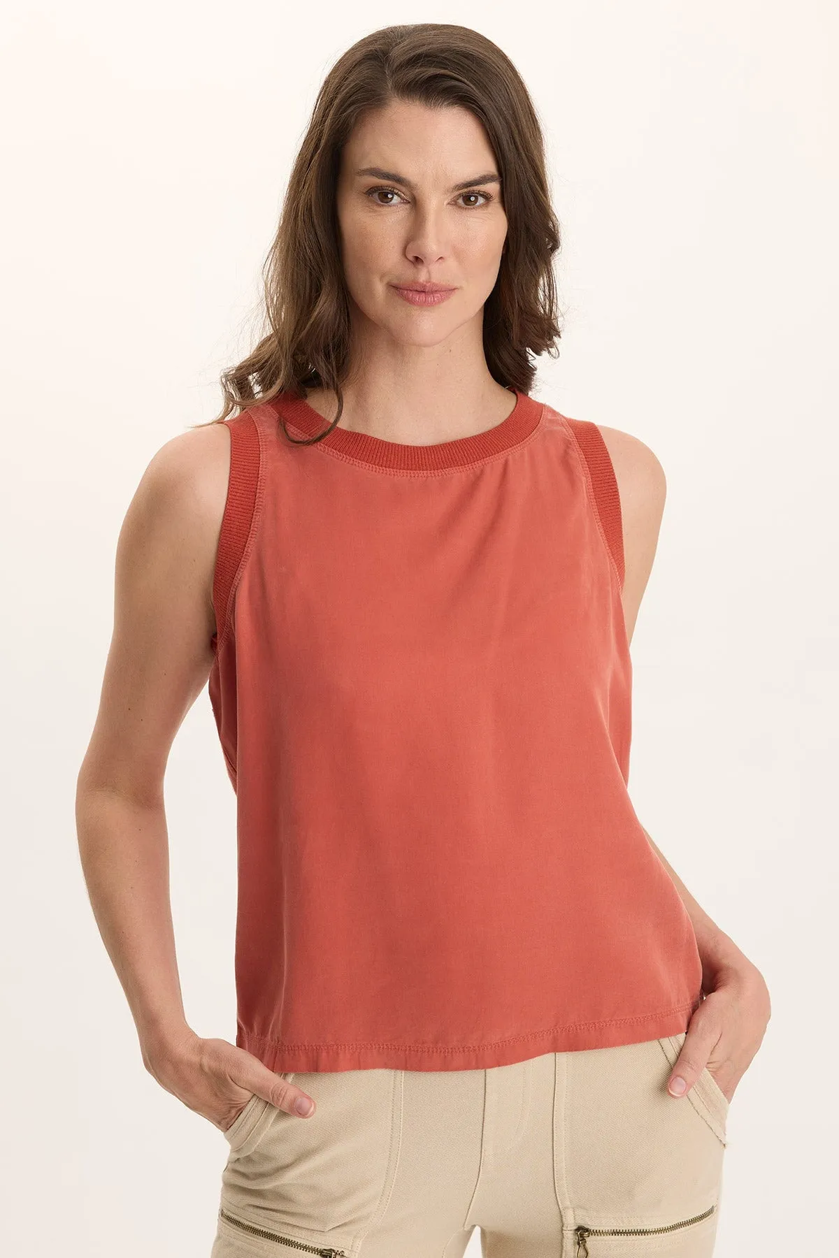 Katrine Soft Twill Elevated Tank OdorControlTech