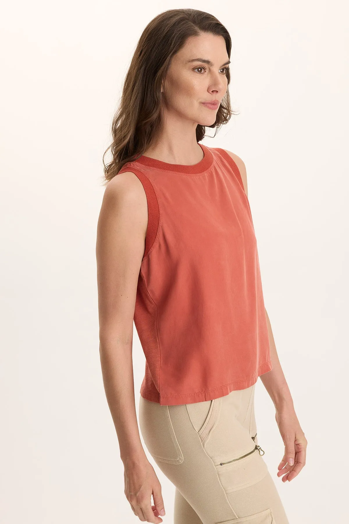 Katrine Soft Twill Elevated Tank City Soul