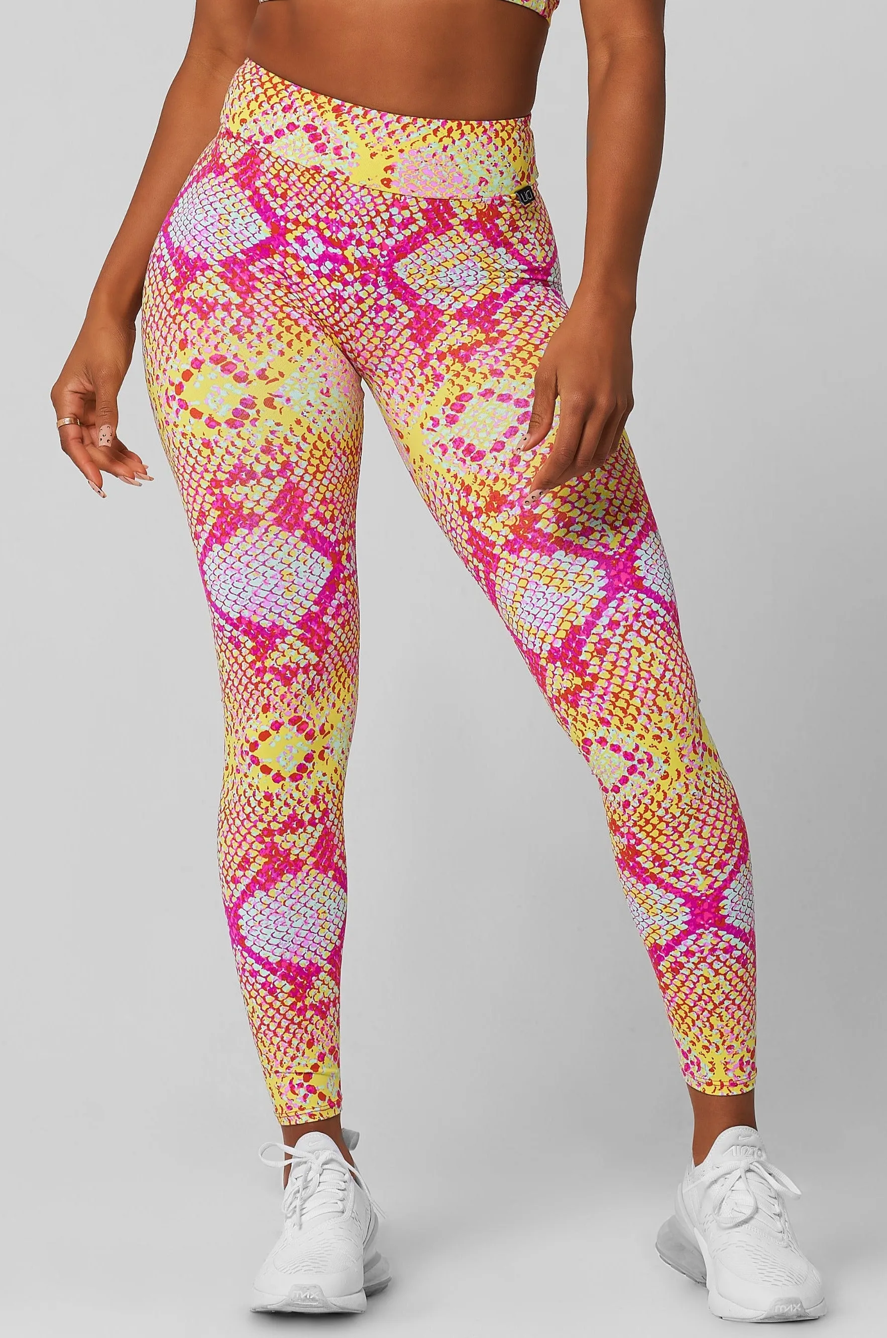 Pink Lemonade High Waist Scrunch Legging Summer Air SweatAbsorbentLining