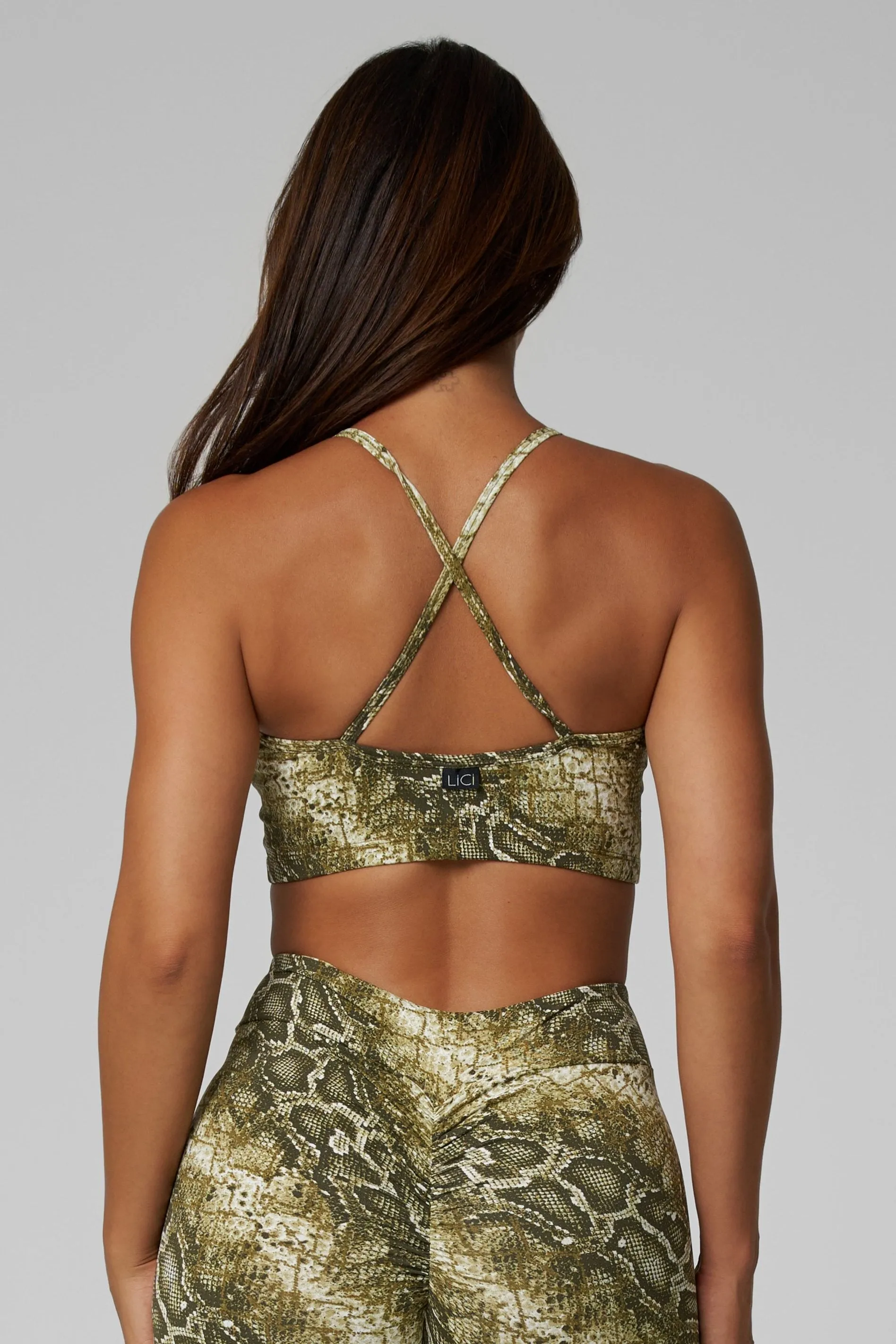 Abundance Criss Cross Crop Top Silk Glow