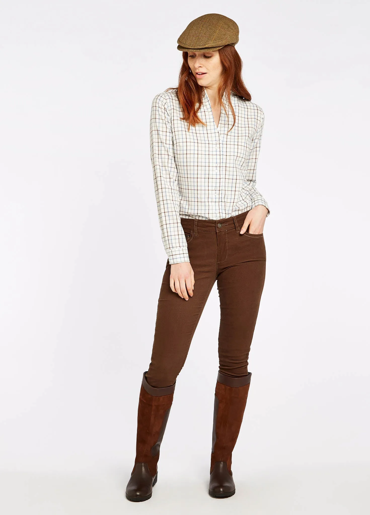 StretchableFabric Honeysuckle Jeans - Mocha