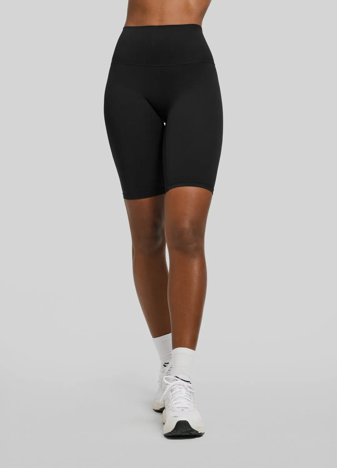 Jet Black Bike Shorts Hassle free maintenance multiple pockets