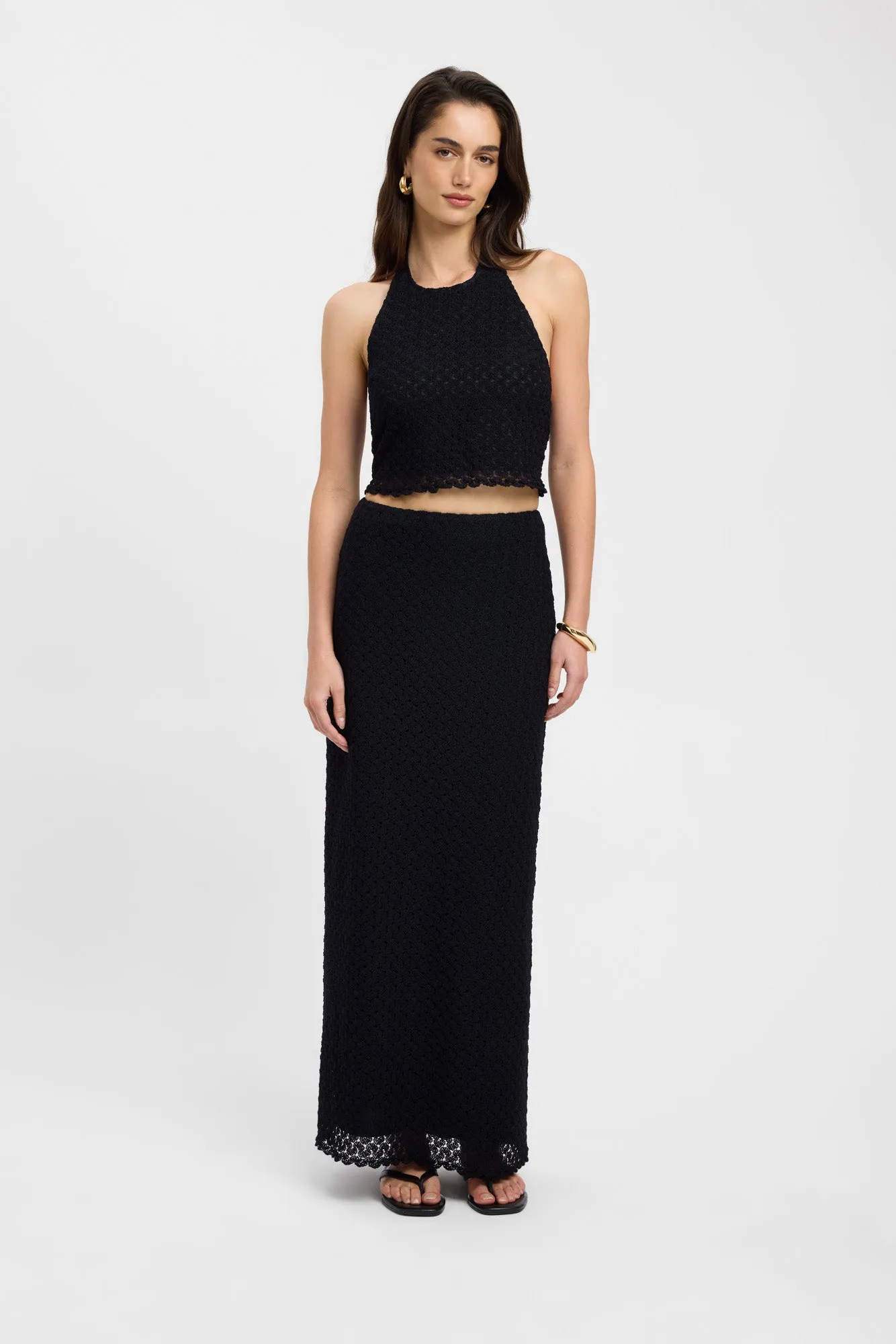 Flowy Drape Transitional Wear Savannah Skirt